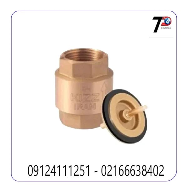 شیر یکطرفه فنری دیسک برنجی کیز ایران سایز 2 اینچ تحمل فشار بالا
