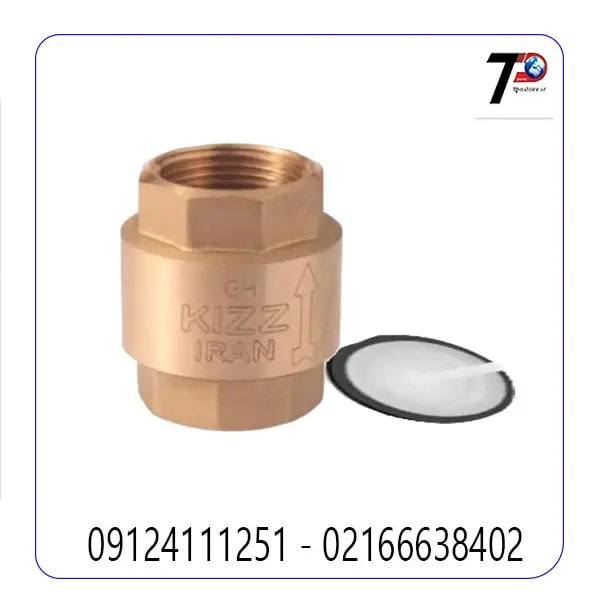 شیر یکطرفه فنری دیسک پلاستیکی کیز ایران سایز 3 اینچ مناسب پروژههای صنعتی سنگین