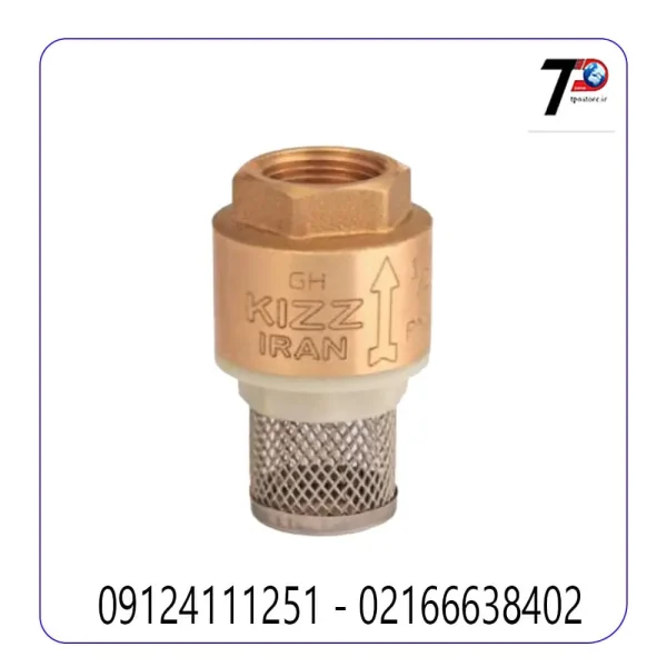 شیر سوپاپی برنجی کیز ایران سایز 1 اینچ