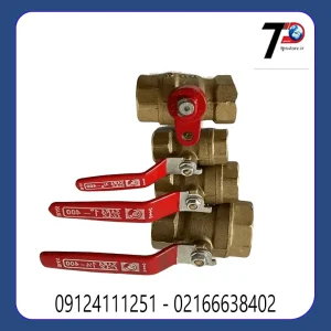 سایزهای مختلف شیر گازی سارا از 1/2 تا 2 اینچ