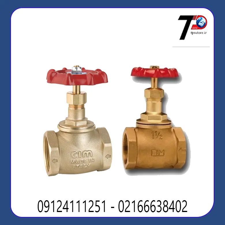 شیر فلکه سوزنی سیم ایتالیا CIM مدل PN10 و PN16